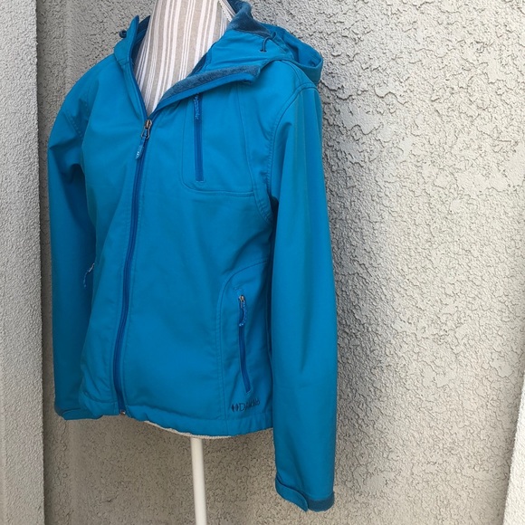 Double Diamond Blue Soft Shell Lined Jacket - Picture 4 of 6